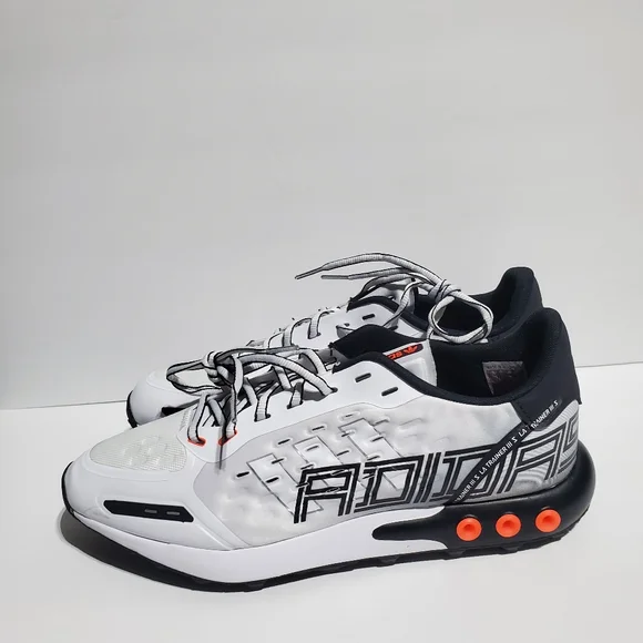 Men's Adidas Originals LA Trainer III Running Shoes White/Black GZ2677 Size 11.5 - Picture 5 of 9
